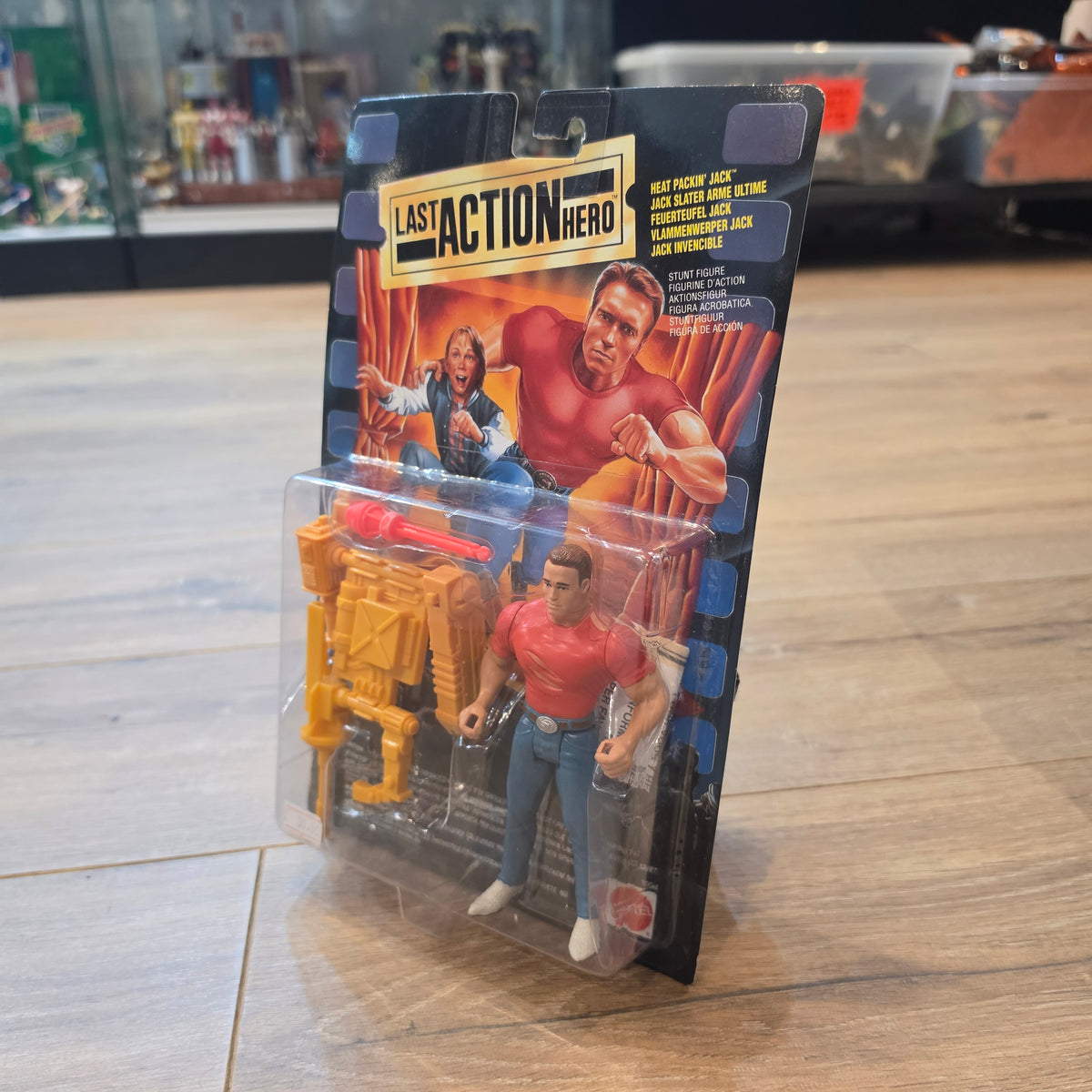 LAST ACTION HERO Vintage Action Figure - HEAT PACKIN JACK SLATER Original Carded Sealed 1990s